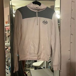 VS PINK  half zip hoodie